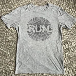 NIKE gray running t shirt.